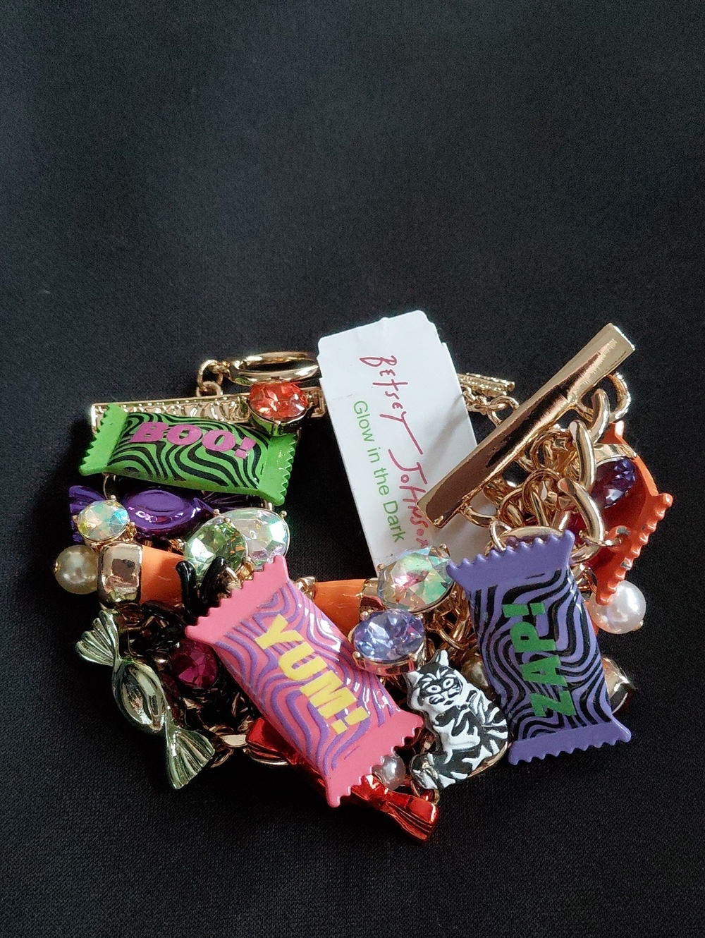 Betsey Johnson Colorful Candy Charm Bracelet